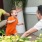 kid running to man